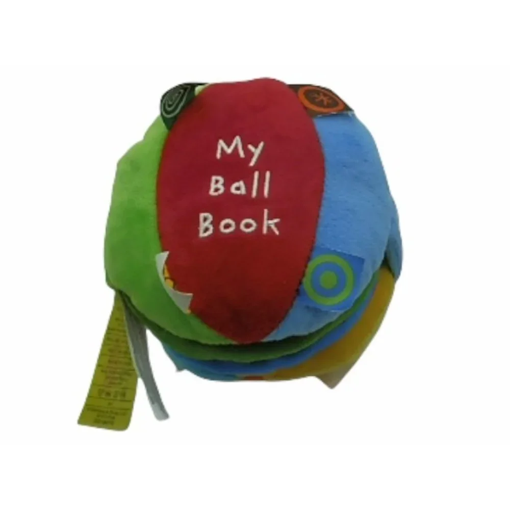 Melissa & Doug‎ K's kids my ball book plush tag ease hook and loop closure
